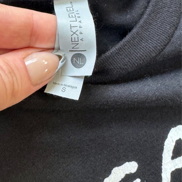 PLEASE TALK TO ME ABOUT PODCASTS Graphic T Black White Simplecast Size S - Picture 5 of 5